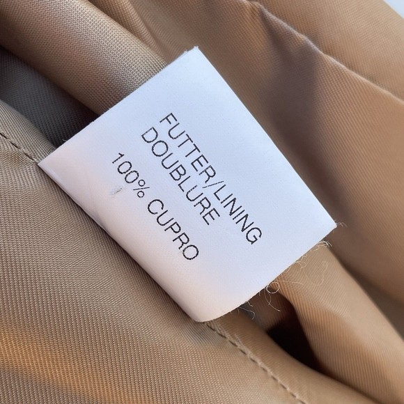 Jil Sander Women's Angora & Wool Blend Beige 7/8 Sleeve Coat Jacket Size 36 US 6 - Picture 9 of 12